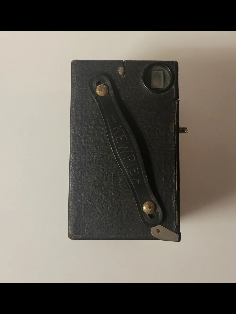 Antique Kewpie Box Camera - 1915-1922 Black Leatherette Film Camera